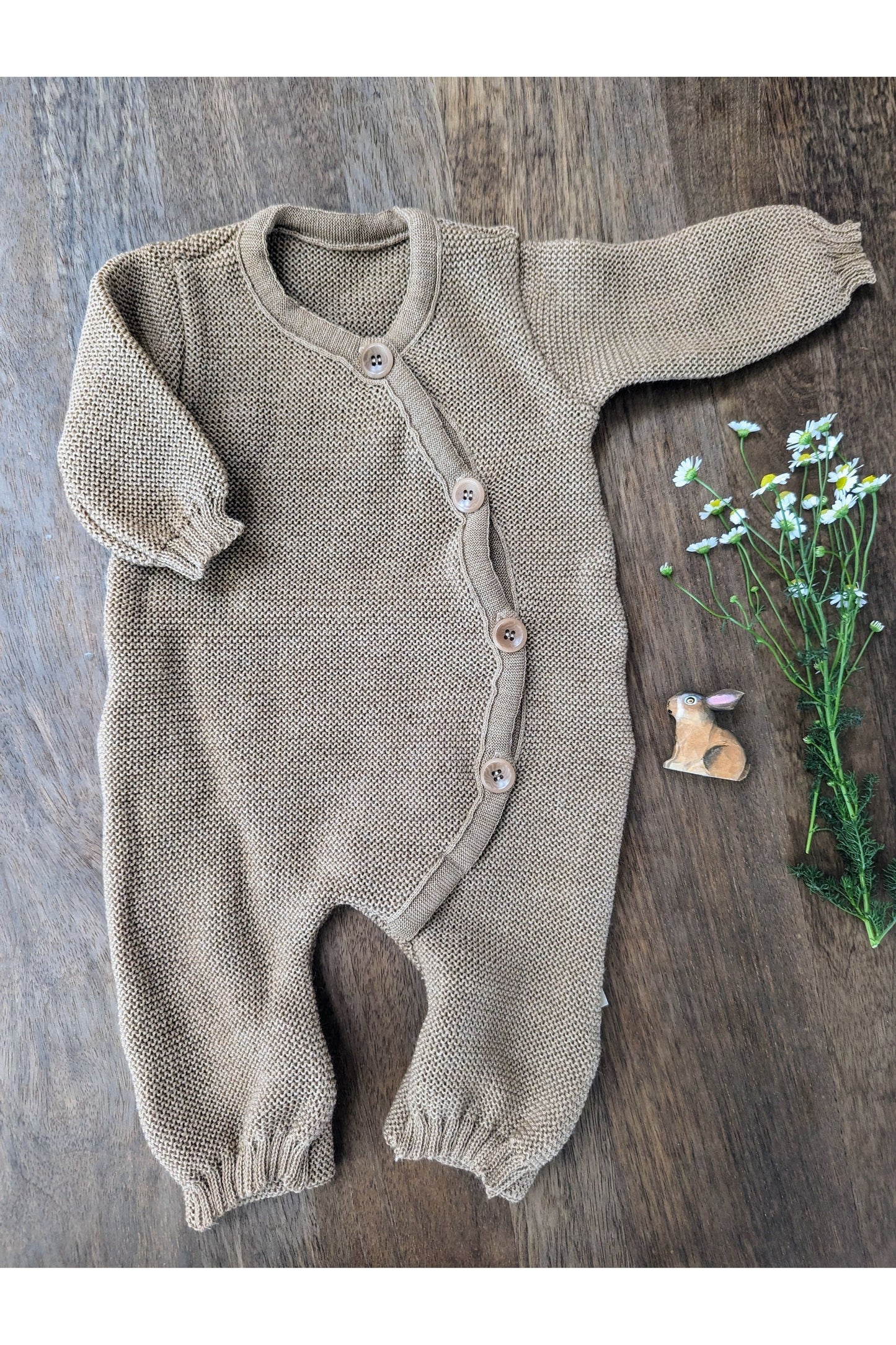 Disana Organic Merino Wool Knitted Romper