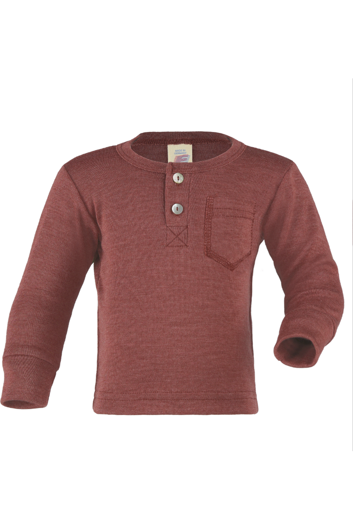 Engel - Organic Merino Wool Silk - Pocket Long Sleeve
