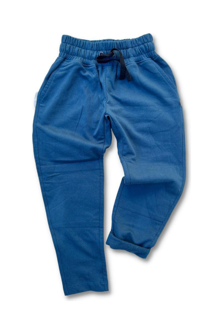 Jackalo - Durable Organic Cotton Sweat Pants - Reinforced Knees