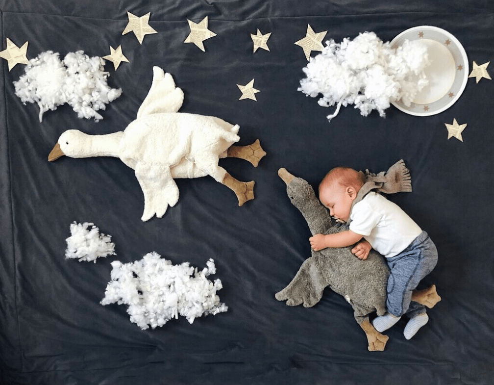 (Copy) Senger - GOTS Organic Cotton Stuffed Animal - Large Cuddly Grey Goose - Nature's Wild Child