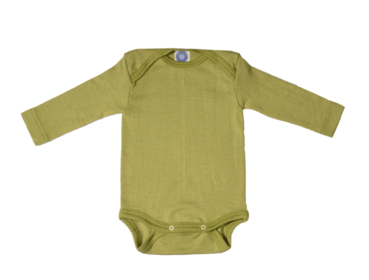 Cosilana - Organic Wool Silk - Baby Onesies (12 colors and stripes!) - Nature's Wild Child