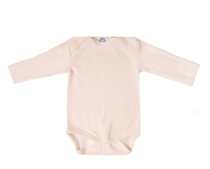 Cosilana - Organic Wool Silk - Baby Onesies (12 colors and stripes!) - Nature's Wild Child