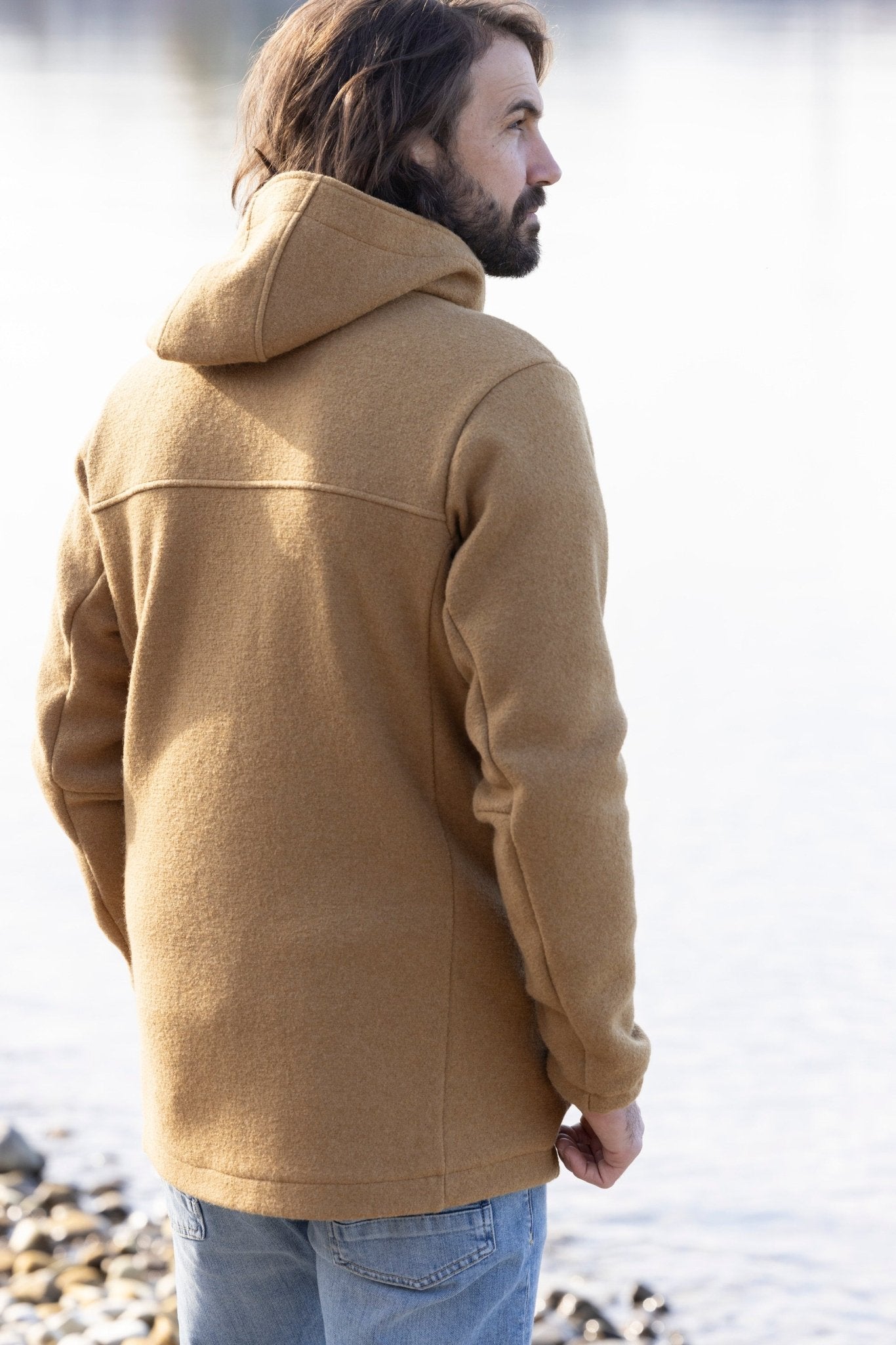 Disana Mens Jacket - Boiled Organic Merino Wool - Nature's Wild Child