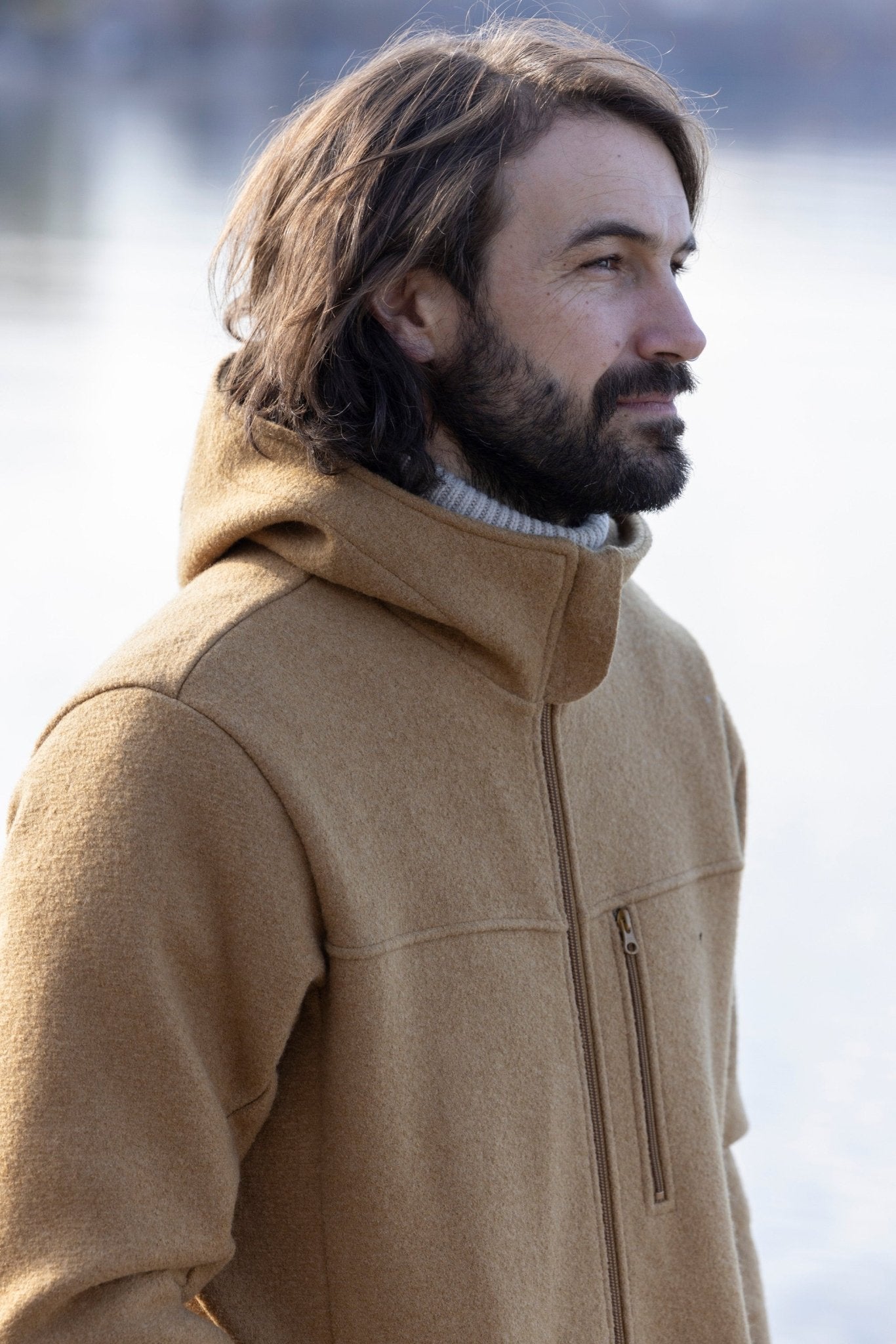 Disana Mens Jacket - Boiled Organic Merino Wool - Nature's Wild Child