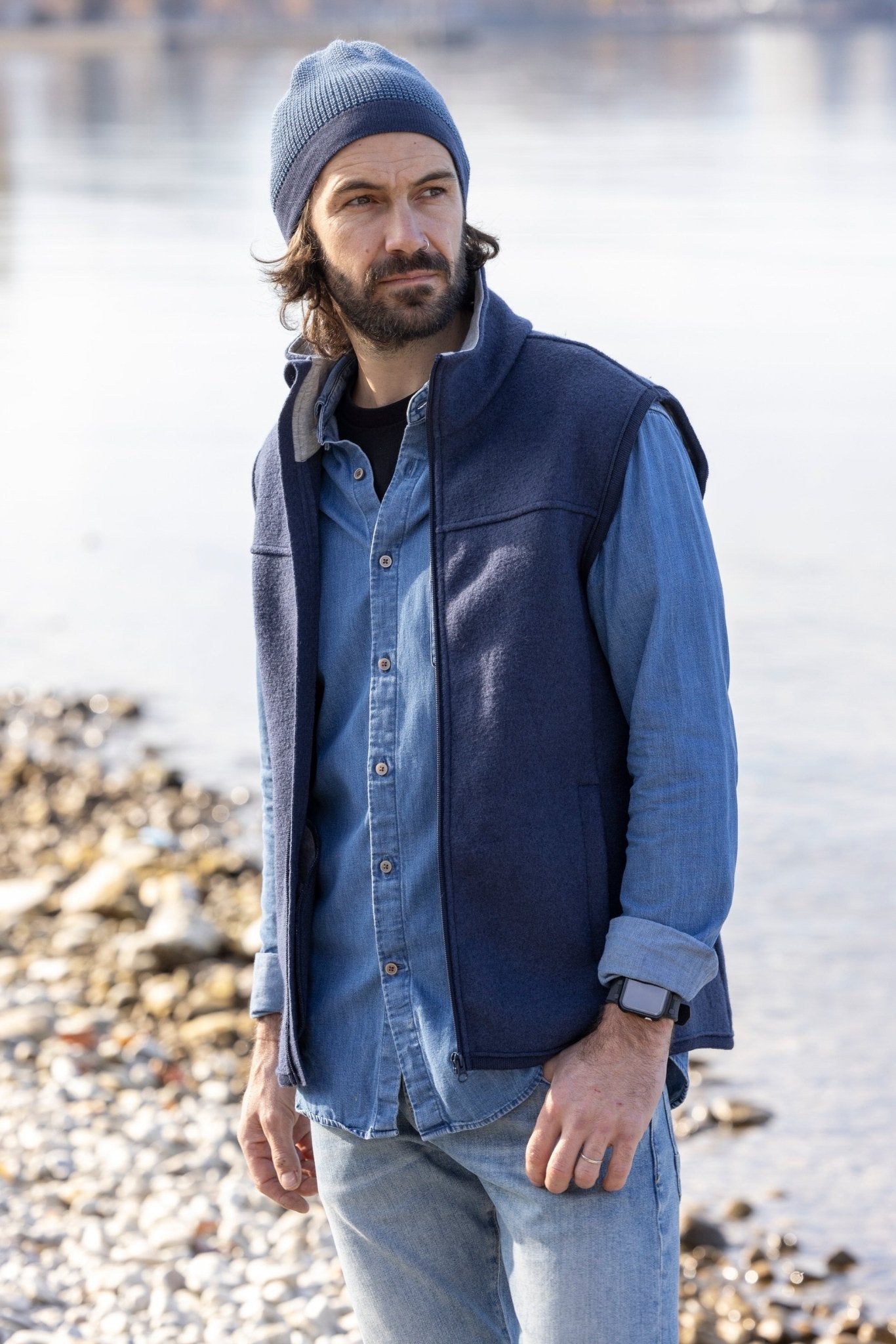 Disana - Mens Organic Boiled Wool Vest - Nature's Wild Child