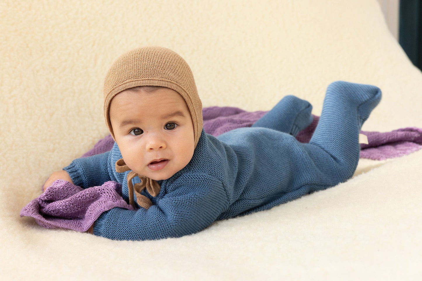 Disana Organic Merino Wool Knitted Romper - Nature's Wild Child