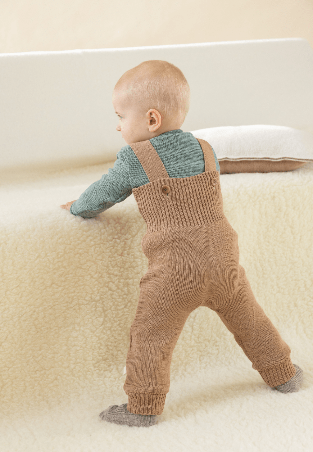 Disana Organic Merino Wool Knitted Trouser Overall - Nature's Wild Child