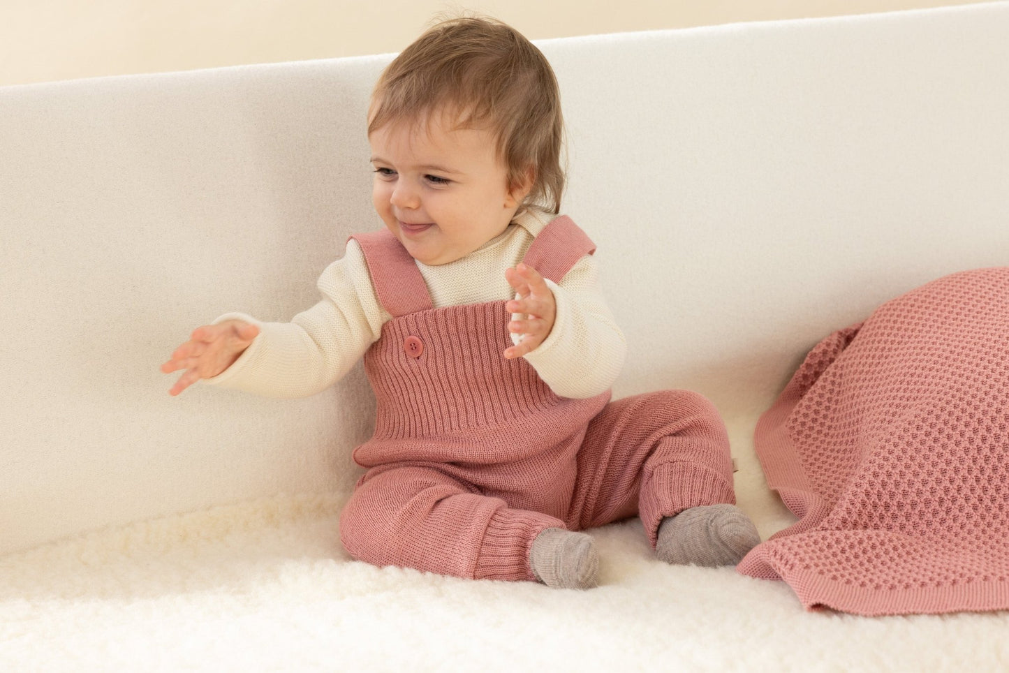 Disana Organic Merino Wool Knitted Trouser Overall - Nature's Wild Child
