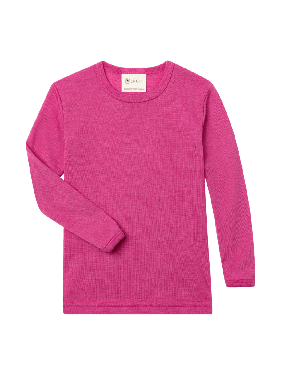 Engel - Organic Merino Wool Silk - Kids Long Sleeve Top (1 - 10 years) - Nature's Wild Child