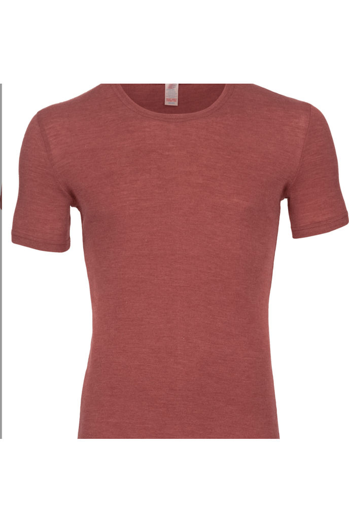 Engel - Women's Organic Merino Wool and Silk - Short Sleeve Top - Nature's Wild Child