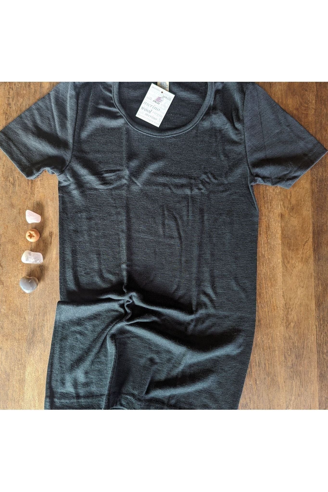 Engel - Women's Organic Merino Wool and Silk - Short Sleeve Top - Nature's Wild Child