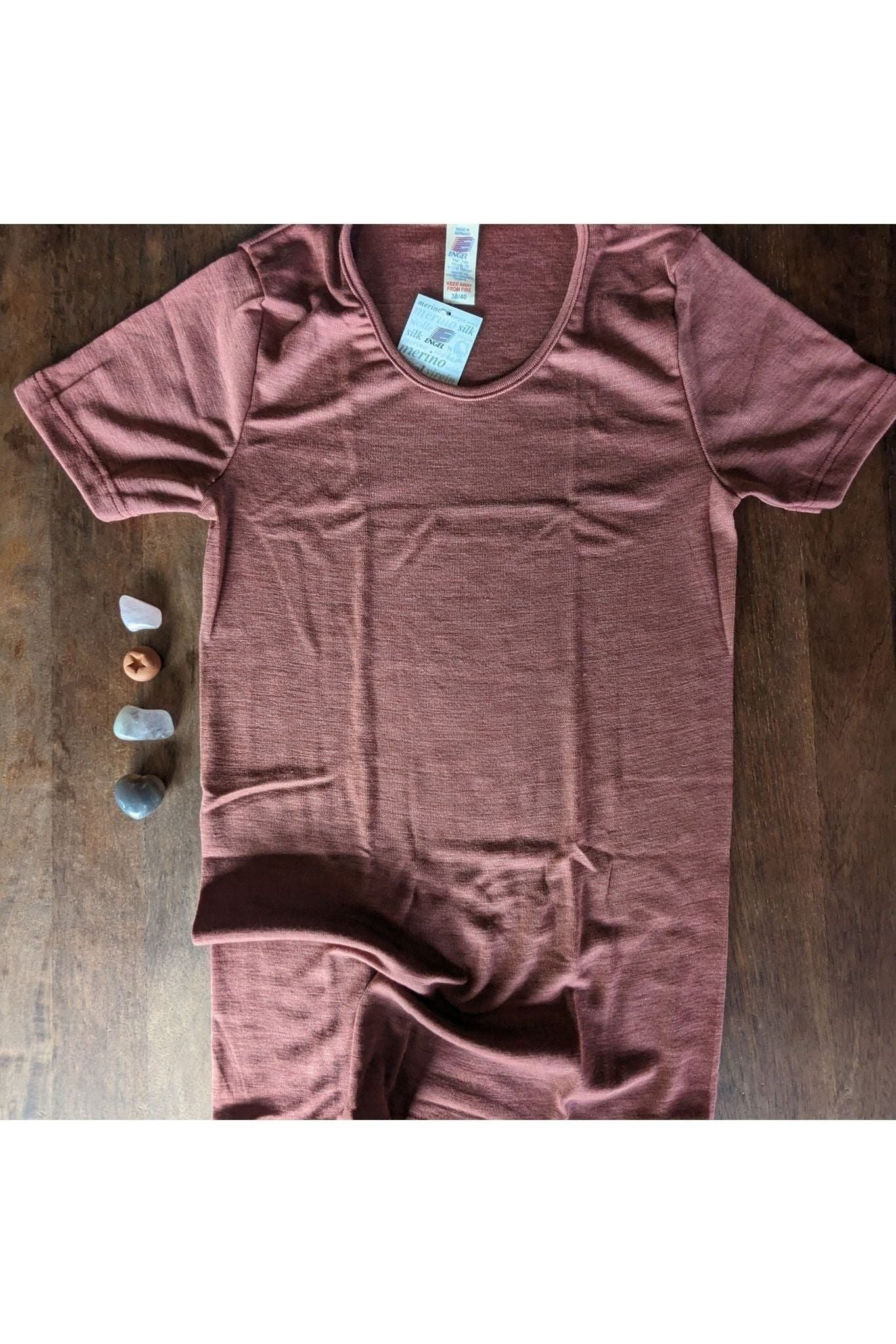 Engel - Women's Organic Merino Wool and Silk - Short Sleeve Top - Nature's Wild Child
