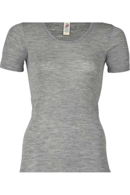 Engel - Women's Organic Merino Wool and Silk - Short Sleeve Top - Nature's Wild Child