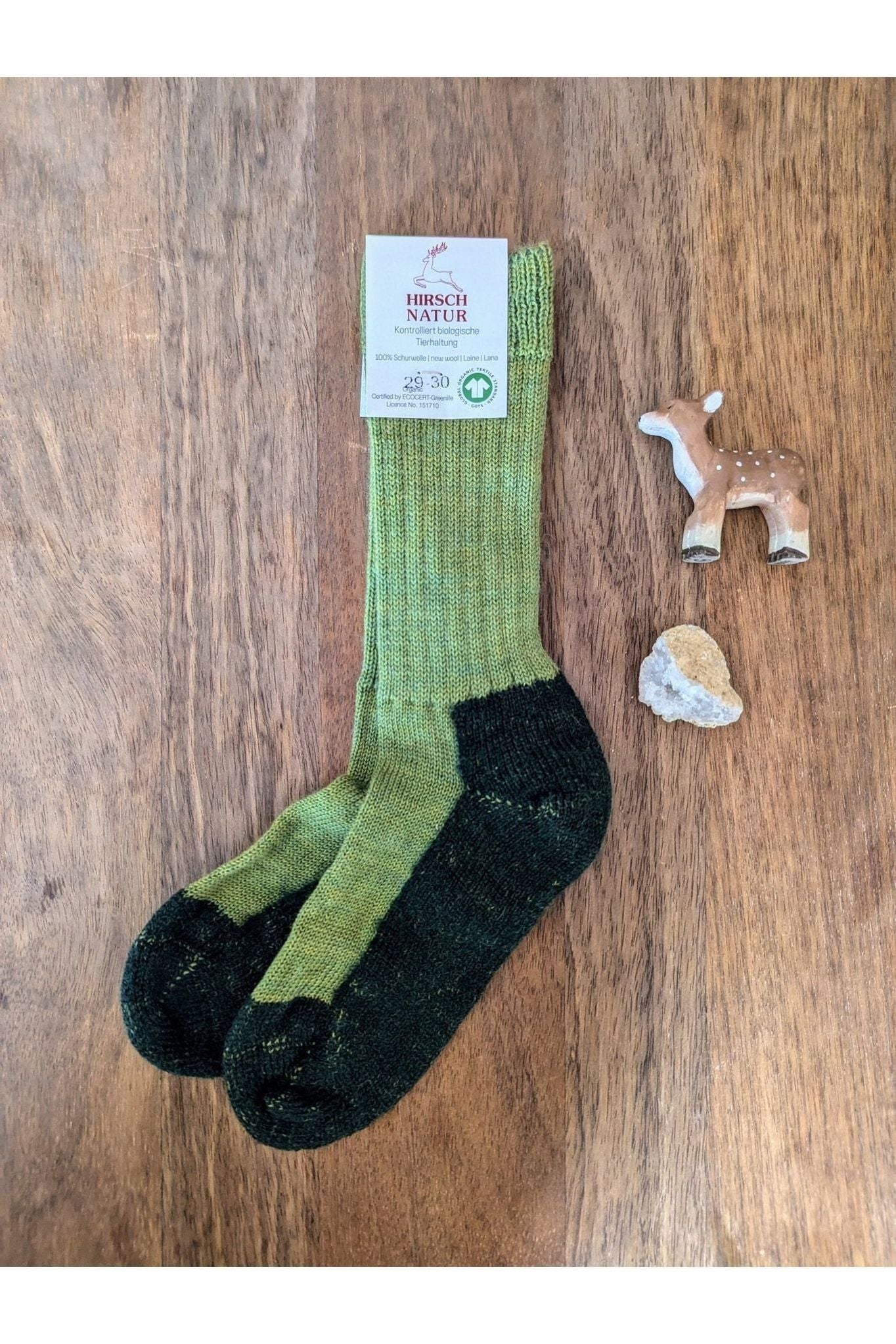 Hirsch Natur - Organic Wool Hiking Socks - Toddler & Kids - Nature's Wild Child