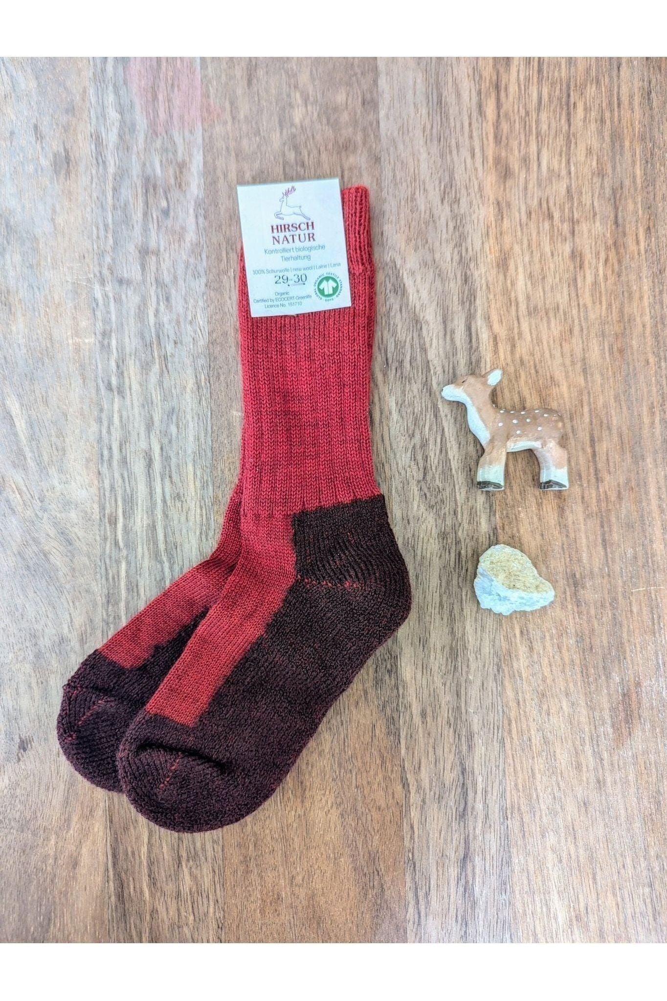 Hirsch Natur - Organic Wool Hiking Socks - Toddler & Kids - Nature's Wild Child