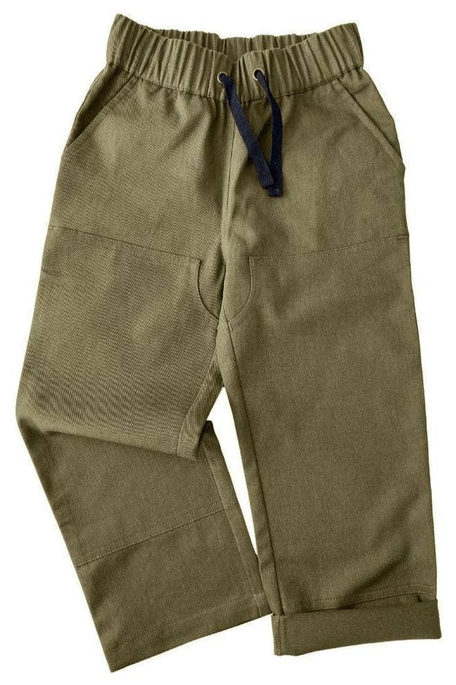 Jackalo - Jules Organic Cotton Twill Pants - Reinforced Knees - Kids (2 colors) - Nature's Wild Child
