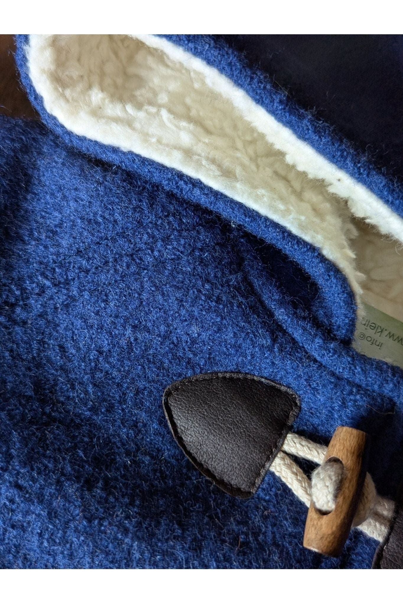 Kleine Shcobbejak - Boiled Wool and Cotton Sherpa - Pixie Jacket - Blue - Nature's Wild Child