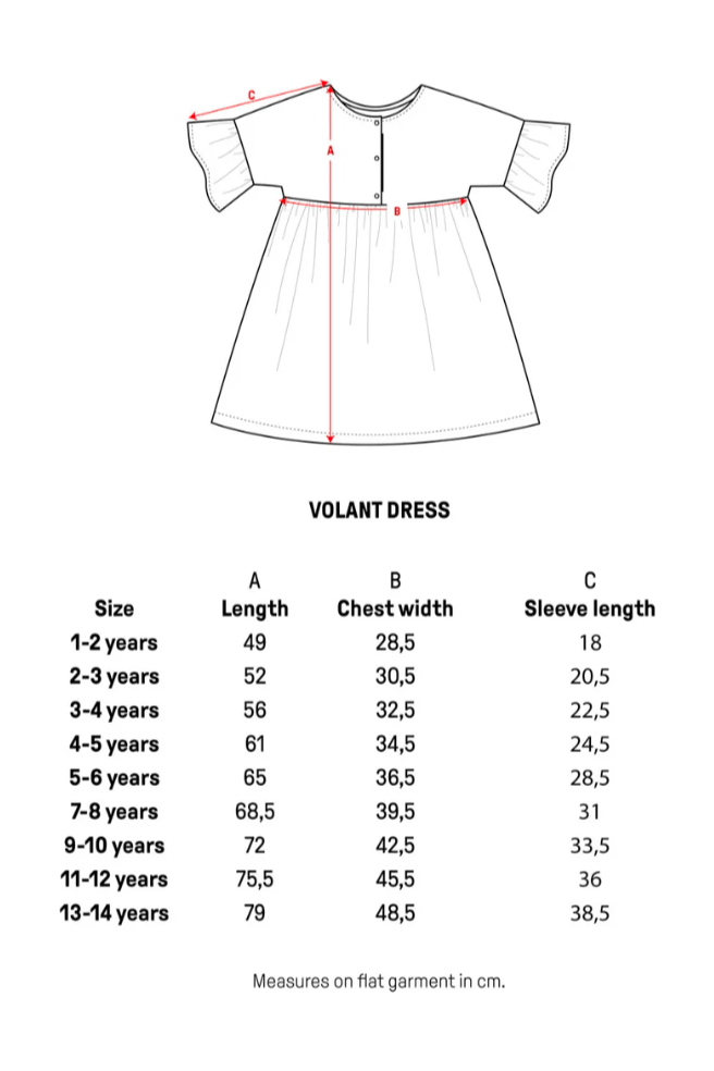 Matona - Organic Cotton Muslin Volant Dress - Toddlers Kids - Nature's Wild Child