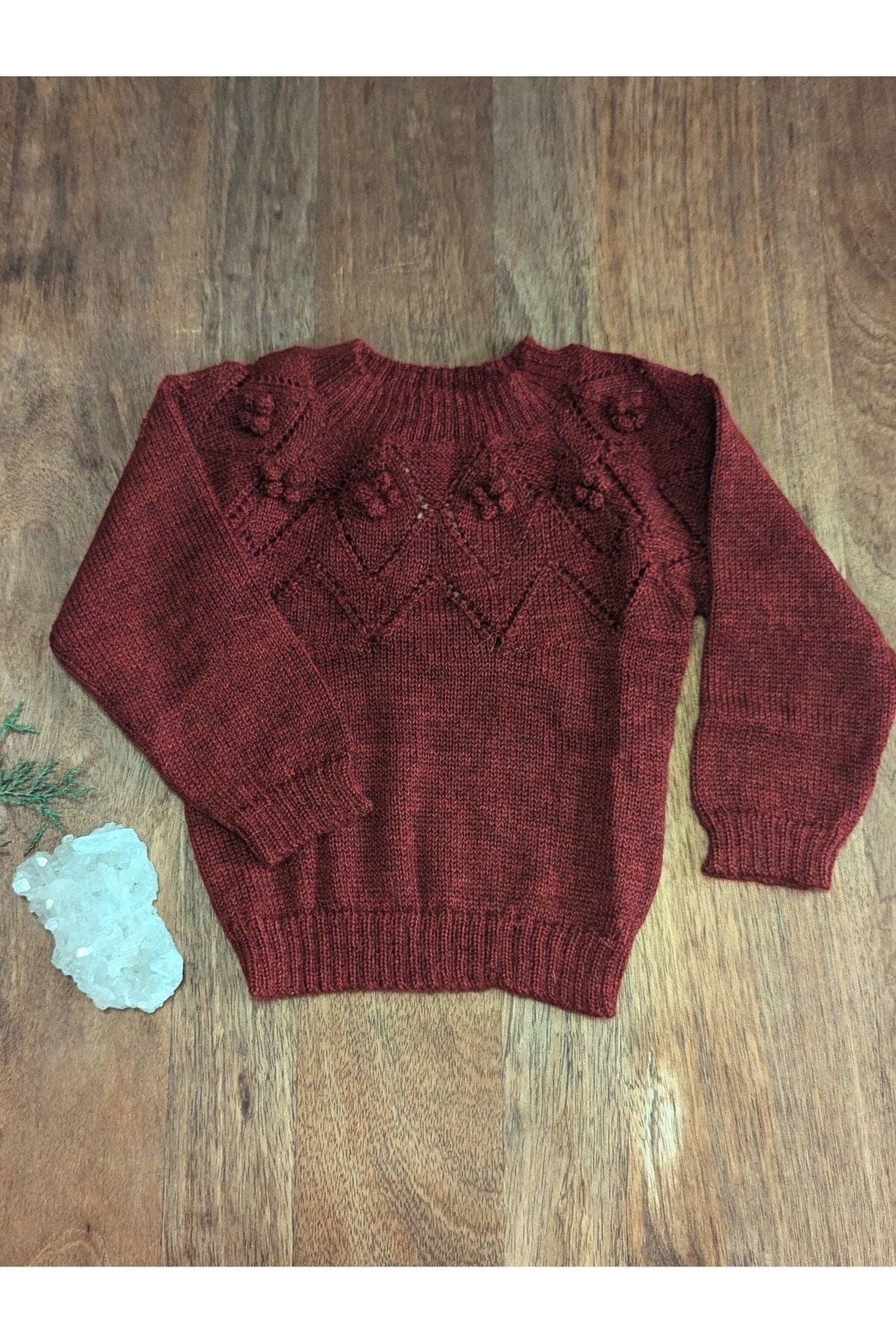 My Alpaca Copenhagen - Baby Alpaca Louisa Sweater - (12 months - 5 years) - Nature's Wild Child