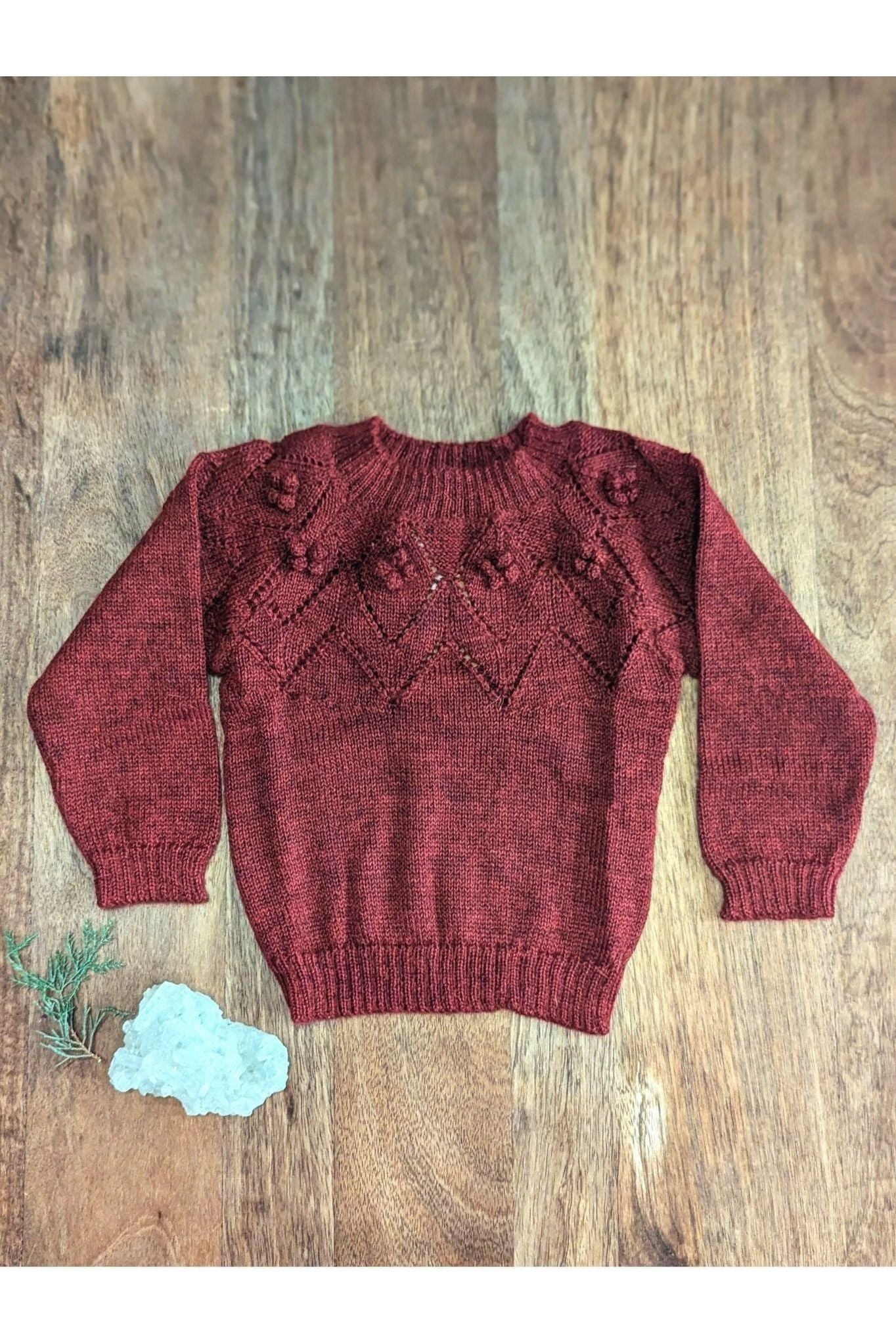 My Alpaca Copenhagen - Baby Alpaca Louisa Sweater - (12 months - 5 years) - Nature's Wild Child