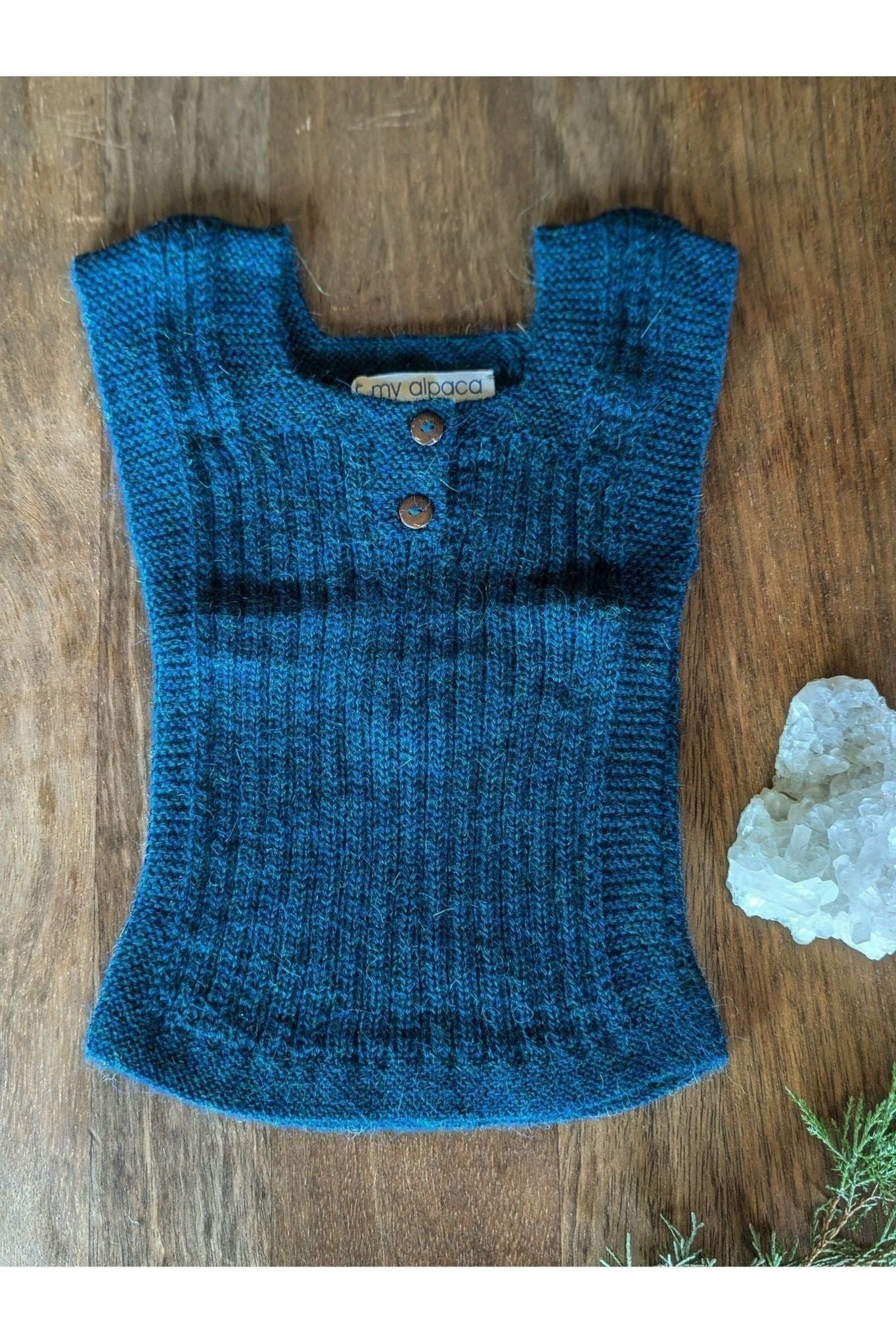 My Alpaca Copenhagen - Baby Alpaca Rico Vest (6 months - 5 years) - Nature's Wild Child