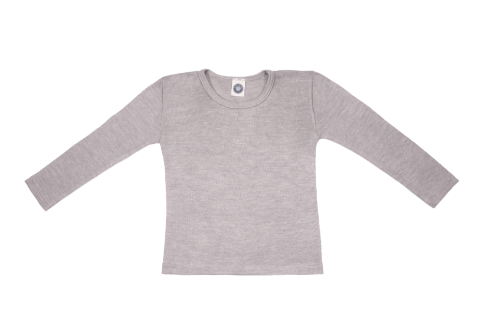 NEW Colors! Cosilana Organic Wool Silk - Kids Long Sleeve Top (12 months - 10 years) - Nature's Wild Child