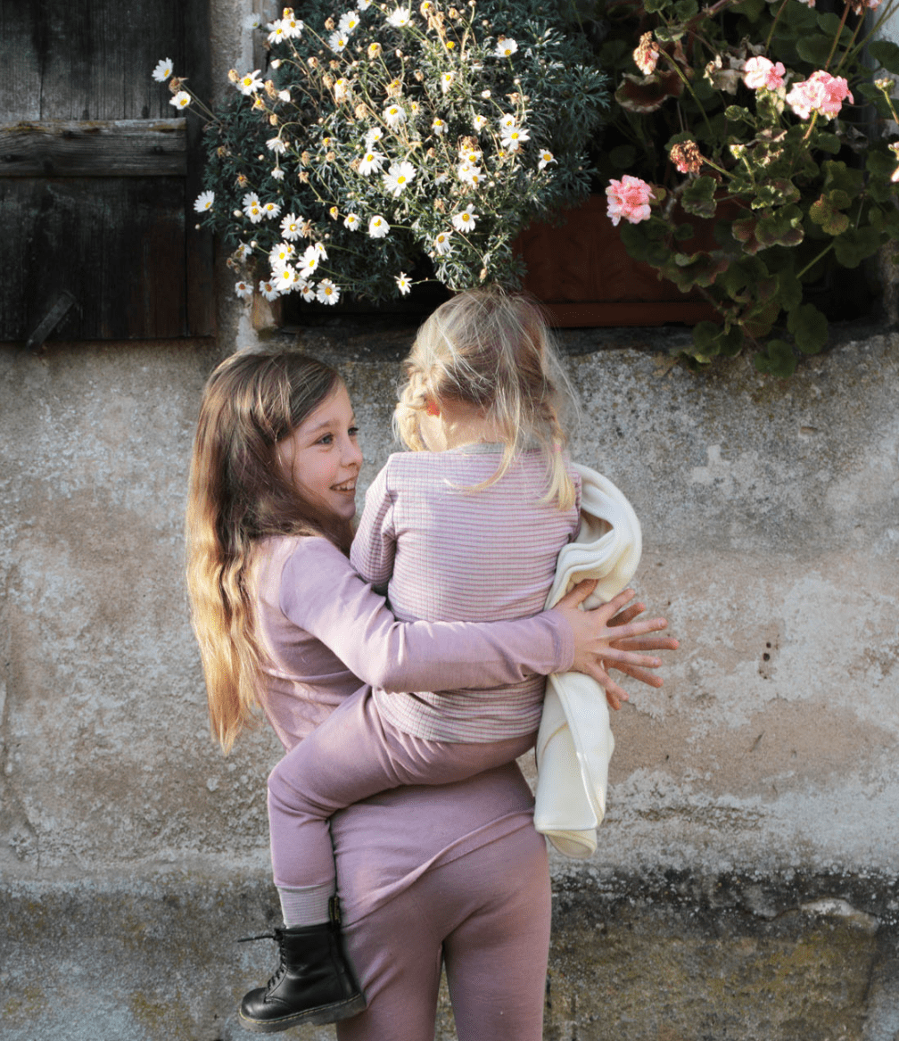 NEW Colors! Cosilana Organic Wool Silk - Kids Long Sleeve Top (12 months - 10 years) - Nature's Wild Child