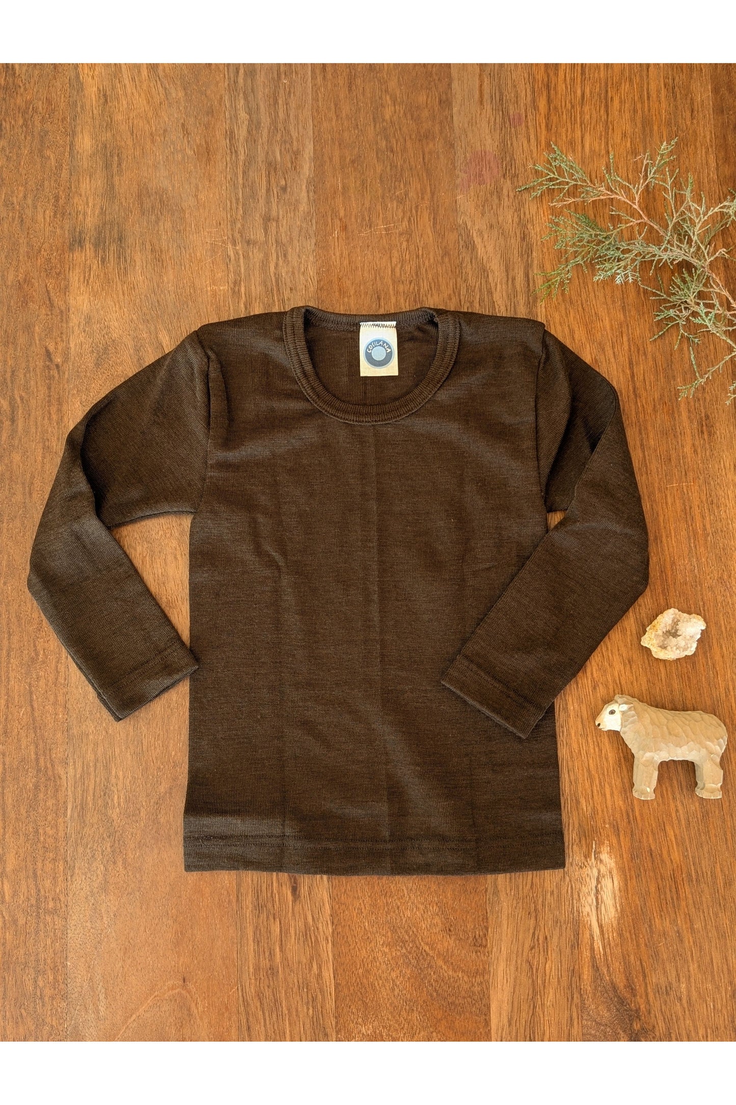 NEW Colors! Cosilana Organic Wool Silk - Kids Long Sleeve Top (12 months - 10 years) - Nature's Wild Child