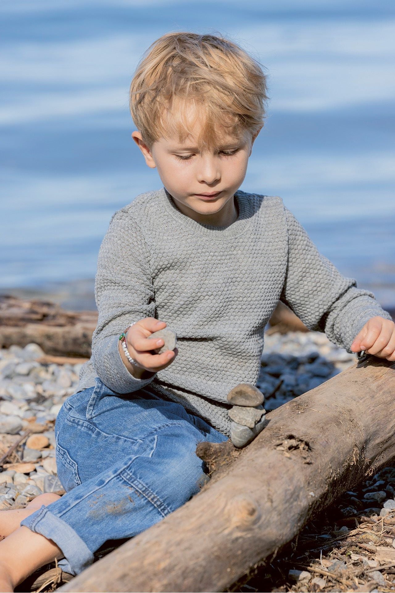 NEW Colors! Disana Light Honeycomb Sweater - Organic Merino Wool - Nature's Wild Child