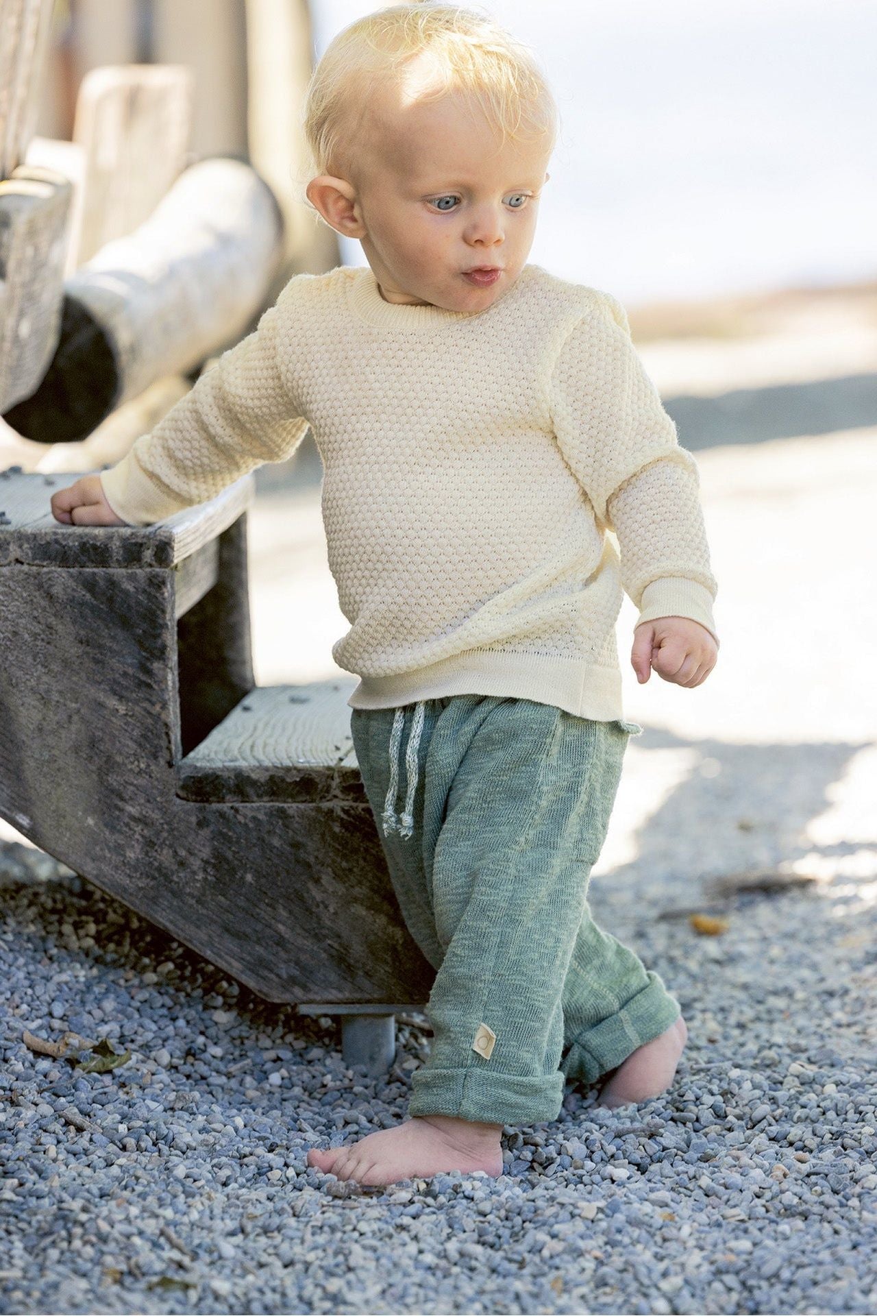 NEW Colors! Disana Light Honeycomb Sweater - Organic Merino Wool - Nature's Wild Child