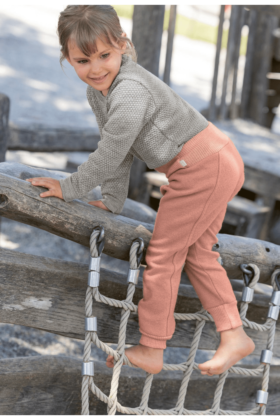 Merino Wool Base Layer Women Baby Boy Leggings Disana Organic