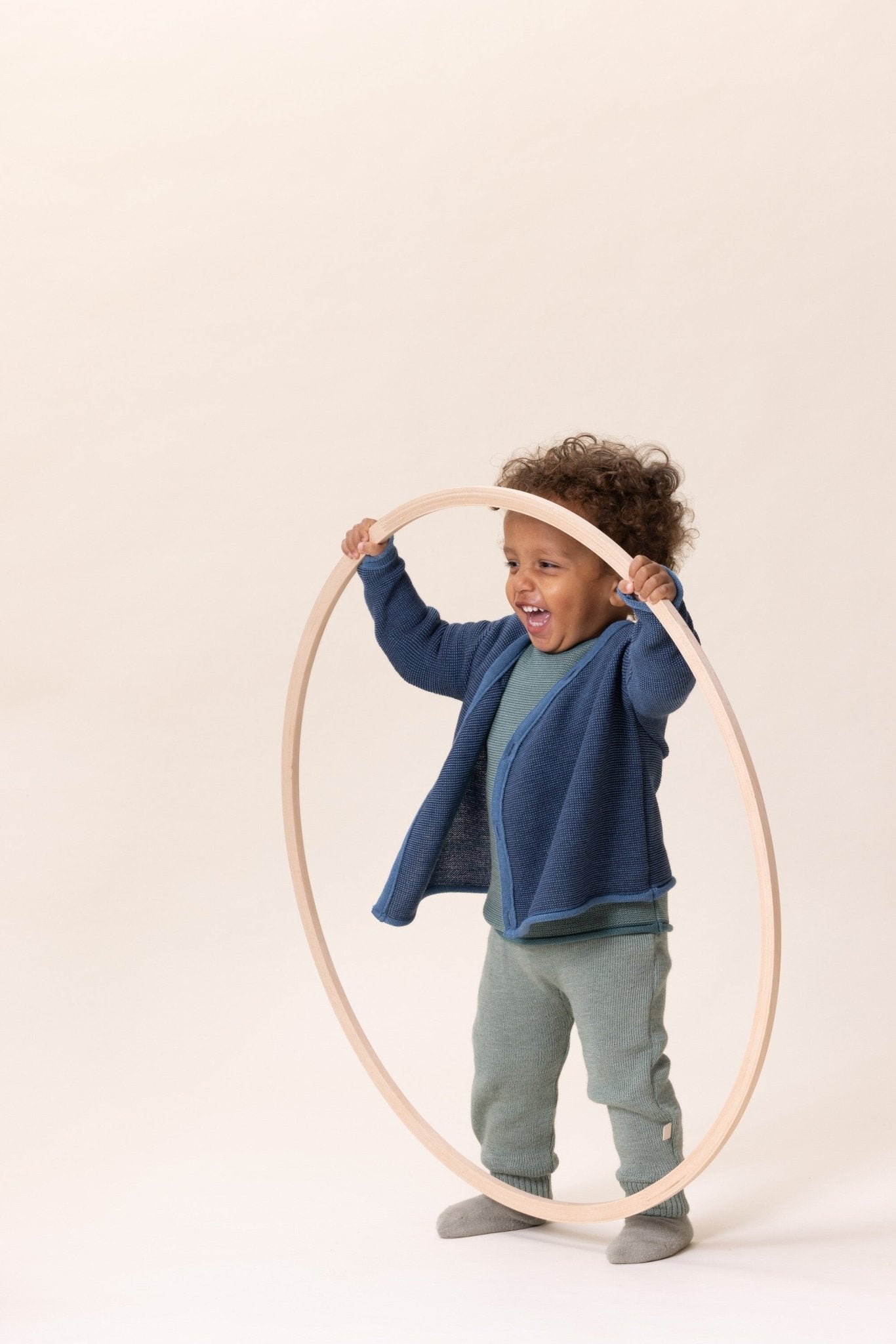 NEW Colors! Disana - Organic Merino Button - Up Baby Sweater - Nature's Wild Child