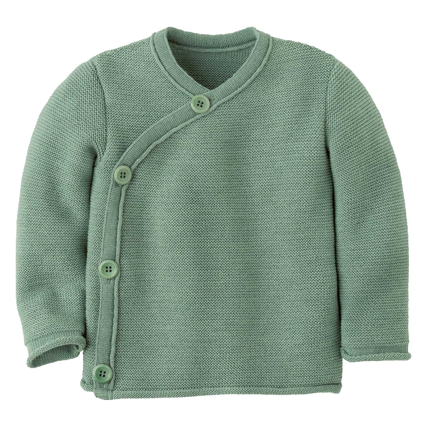 NEW Colors! Disana - Organic Merino Button - Up Baby Sweater - Nature's Wild Child