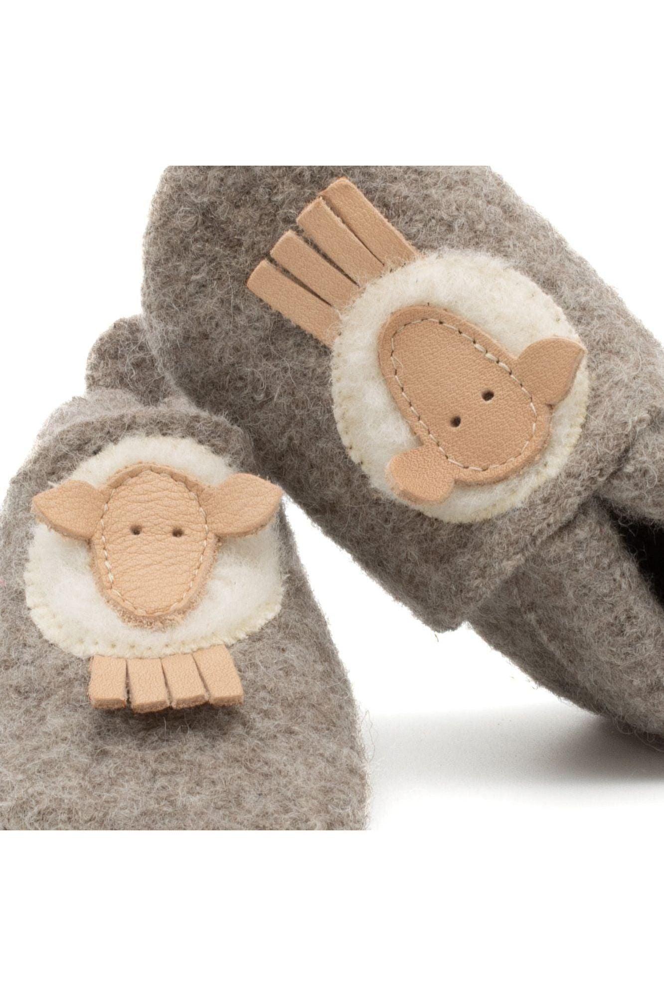 NEW Colors - Orangenkinder - Boiled Wool Slippers - Fox Sheep Unicorn Tiger - Nature's Wild Child