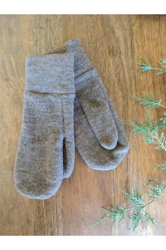 NEW Colors! Pure Pure - Organic Wool Fleece Mittens for Adults (4 colors) - Nature's Wild Child