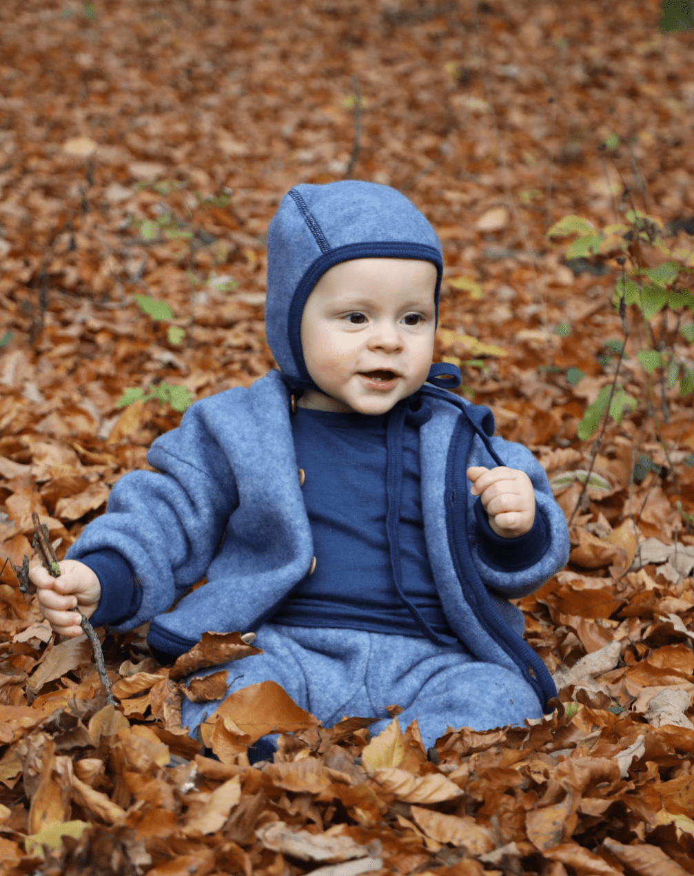 NEW! Cosilana - Organic Wool Silk - Baby Long Sleeve Top - Nature's Wild Child