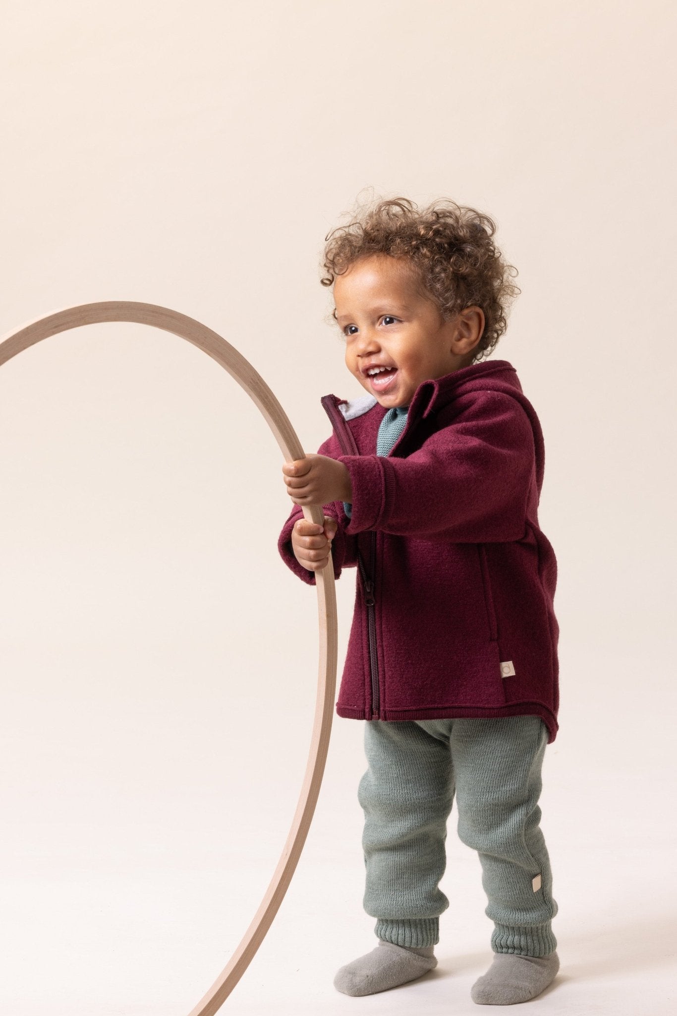 NEW! Disana Organic Boiled Wool - Zipper Jacket - Nature's Wild Child
