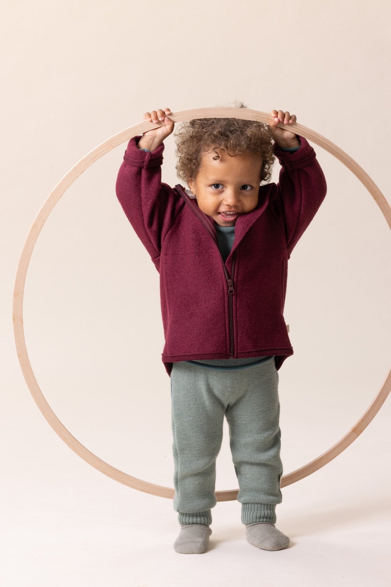 NEW! Disana Organic Boiled Wool - Zipper Jacket - Nature's Wild Child