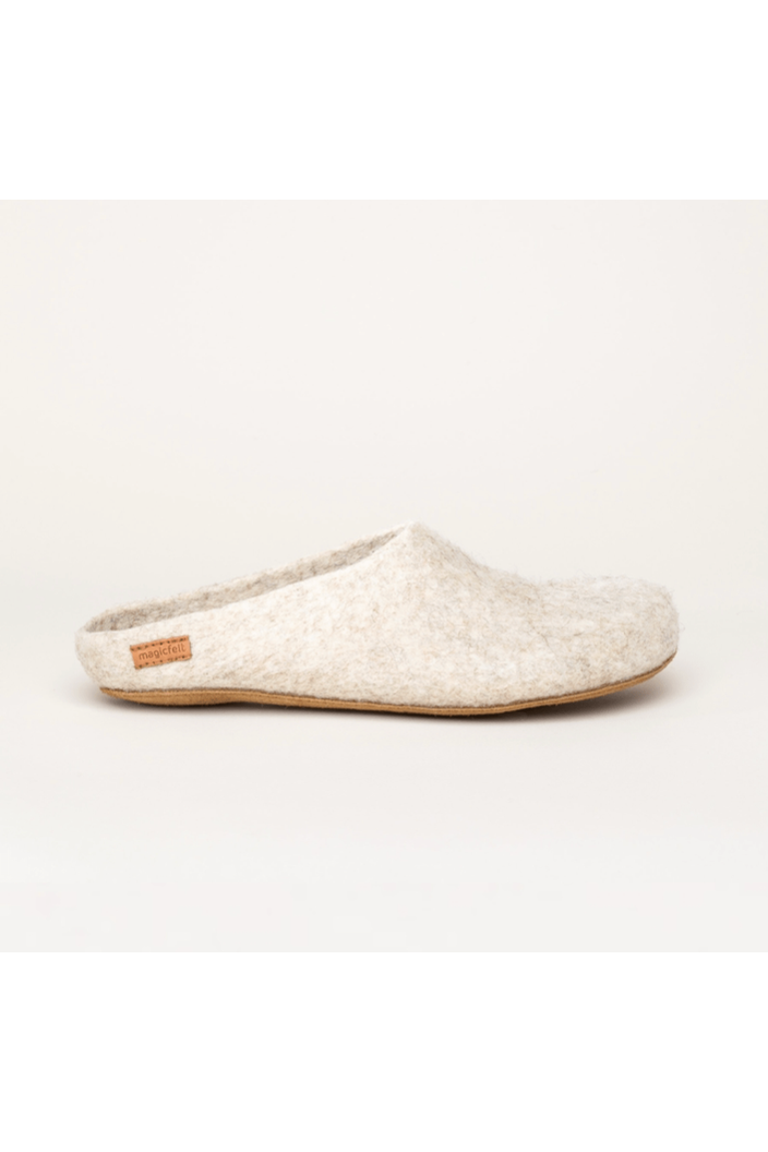 NEW! Magic Felt - Rare Wool Slippers - Boiled Wool & Leather (4 colors) - Nature's Wild Child