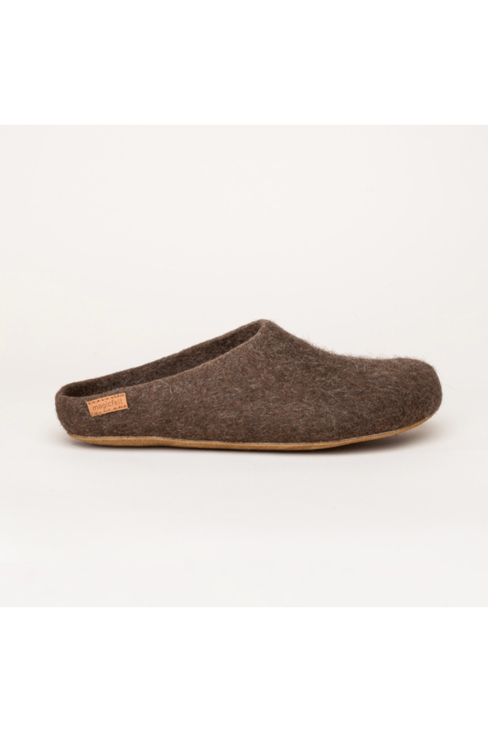 NEW! Magic Felt - Rare Wool Slippers - Boiled Wool & Leather (4 colors) - Nature's Wild Child