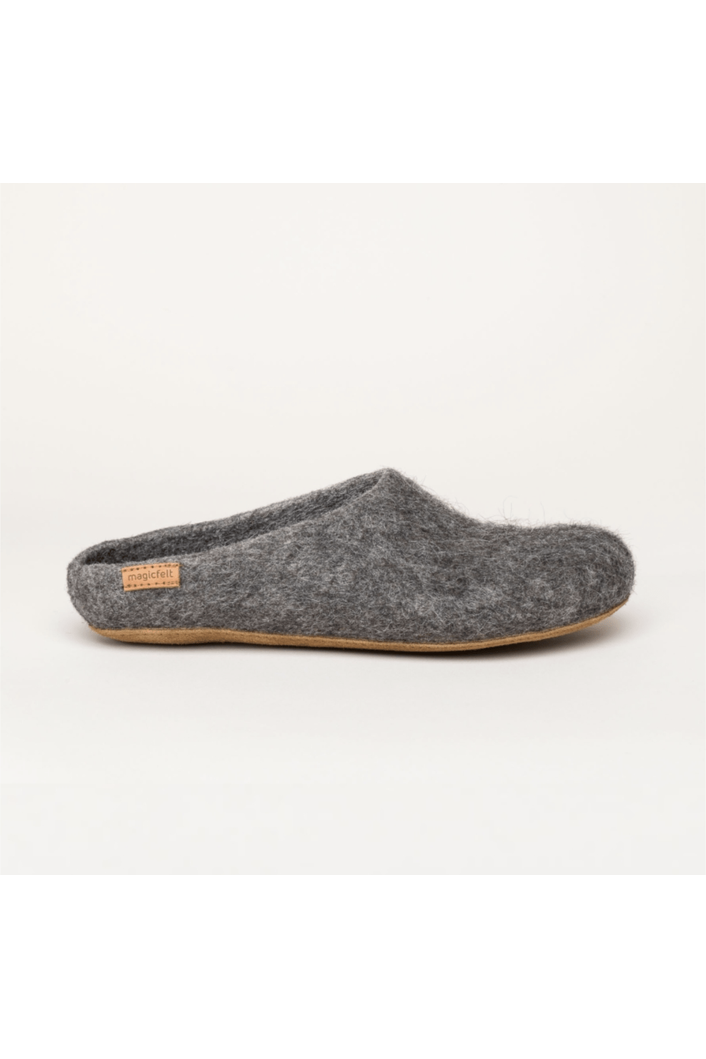 NEW! Magic Felt - Rare Wool Slippers - Boiled Wool & Leather (4 colors) - Nature's Wild Child