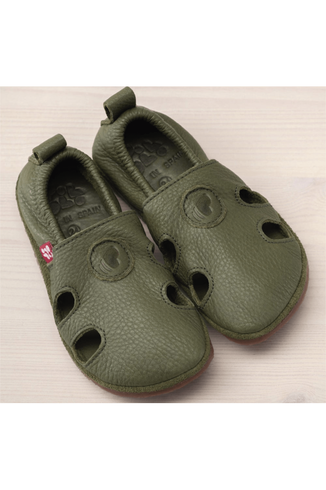 NEW! Pololo - Vegetable Tanned Leather - Barefoot Sandal - Baby & Kids (3 colors) - Nature's Wild Child