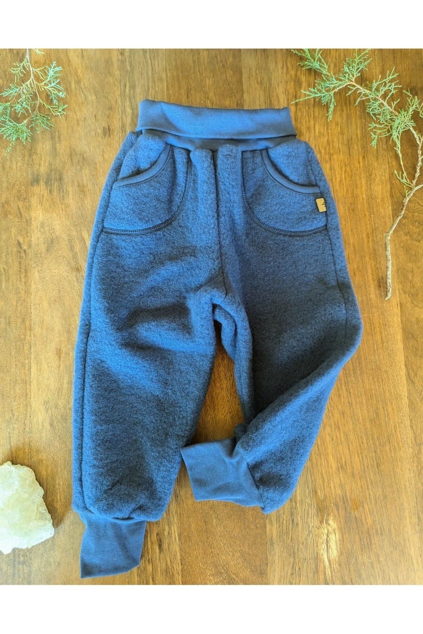 NEW! Pure Pure - Organic Wool Fleece Toddler and Little Kids Pants - Nature's Wild Child