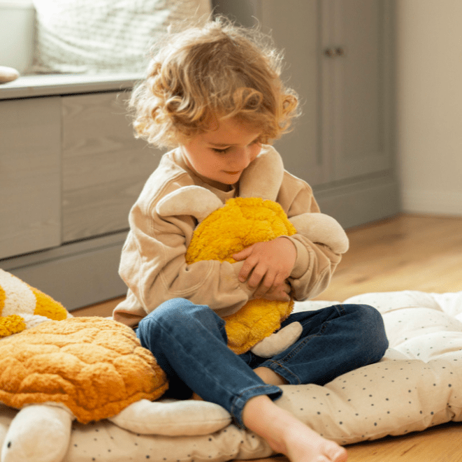 NEW! Senger - GOTS Organic Cotton Stuffed Animal - Large Rust Turtle - Nature's Wild Child