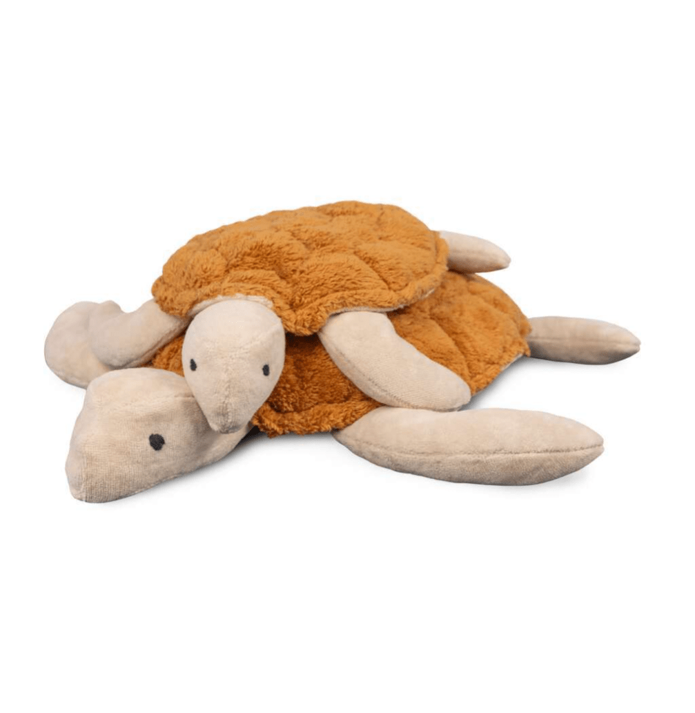 NEW! Senger - GOTS Organic Cotton Stuffed Animal - Large Rust Turtle - Nature's Wild Child