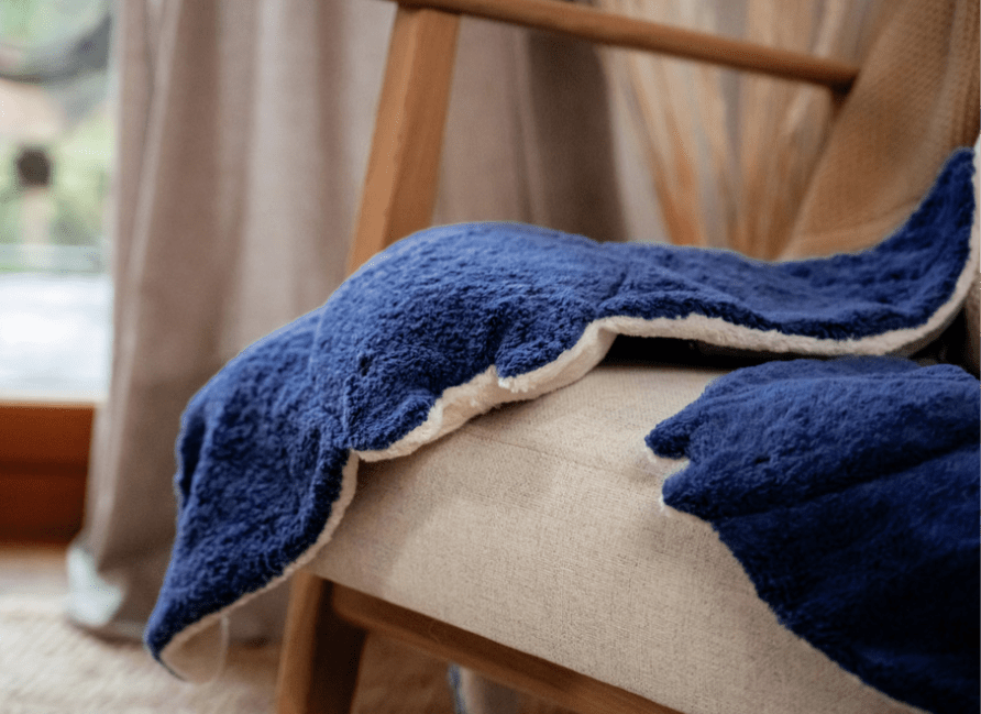 NEW! Senger - GOTS Organic Cotton & Wool Stuffed Animal - Large Manta - Nature's Wild Child