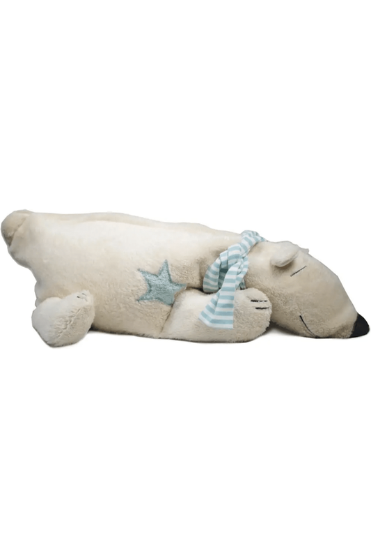 Pat & Patty - Organic Cotton, Wool & Spelt - Polar Bear Cuddle Pillow - Nature's Wild Child