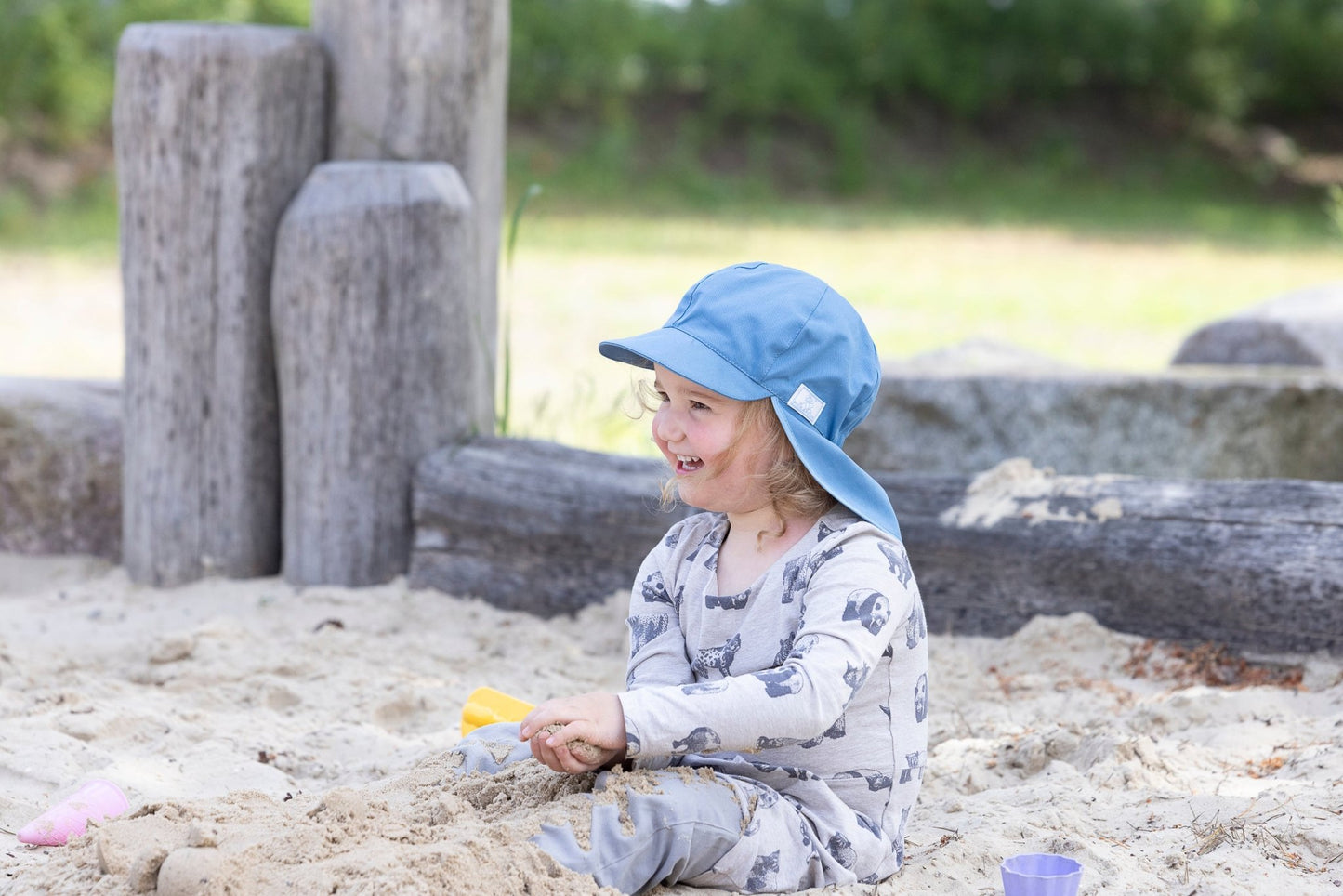 Pickapooh - Felix - Organic Cotton Sun Hat - Toddler Kids (3 colors) - Nature's Wild Child