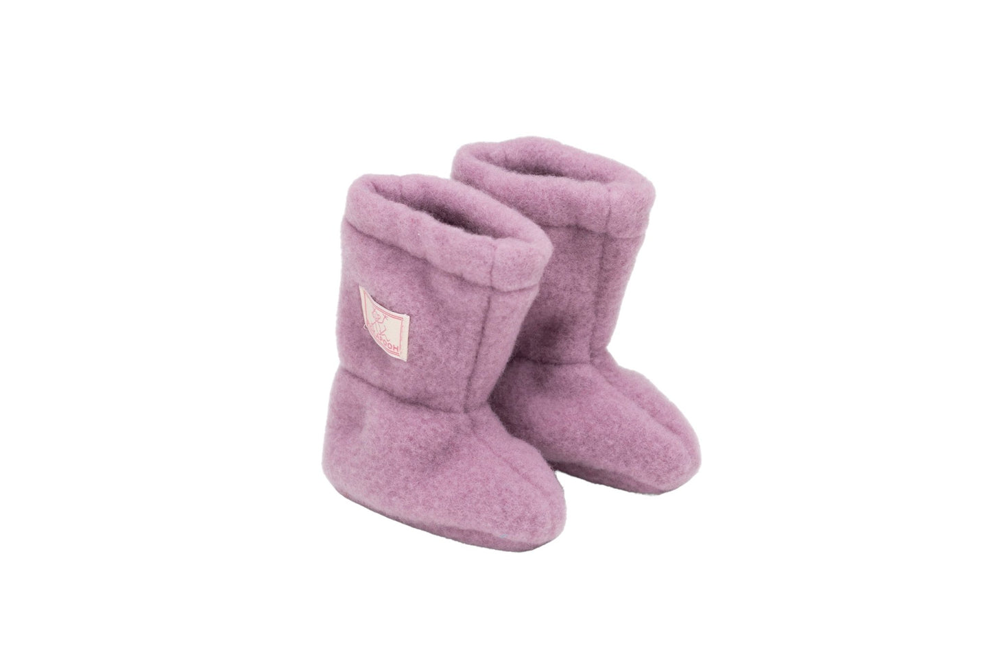 Pickapooh - Organic Wool Fleece - Baby Booties - Nature's Wild Child