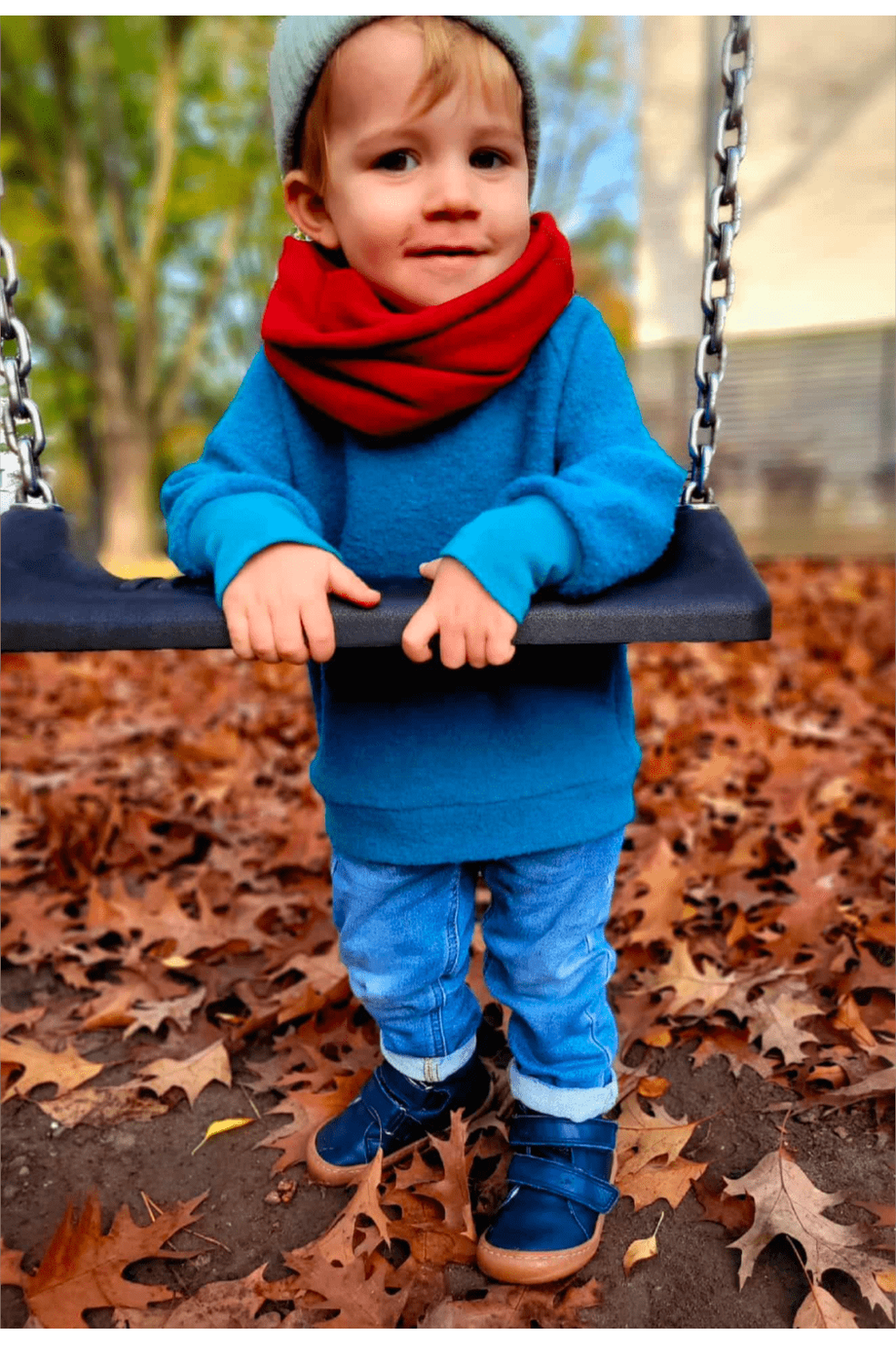 Pololo - Organic Wool Lined - Leather Barefoot High Top Shoe - Baby & Kids - Nature's Wild Child